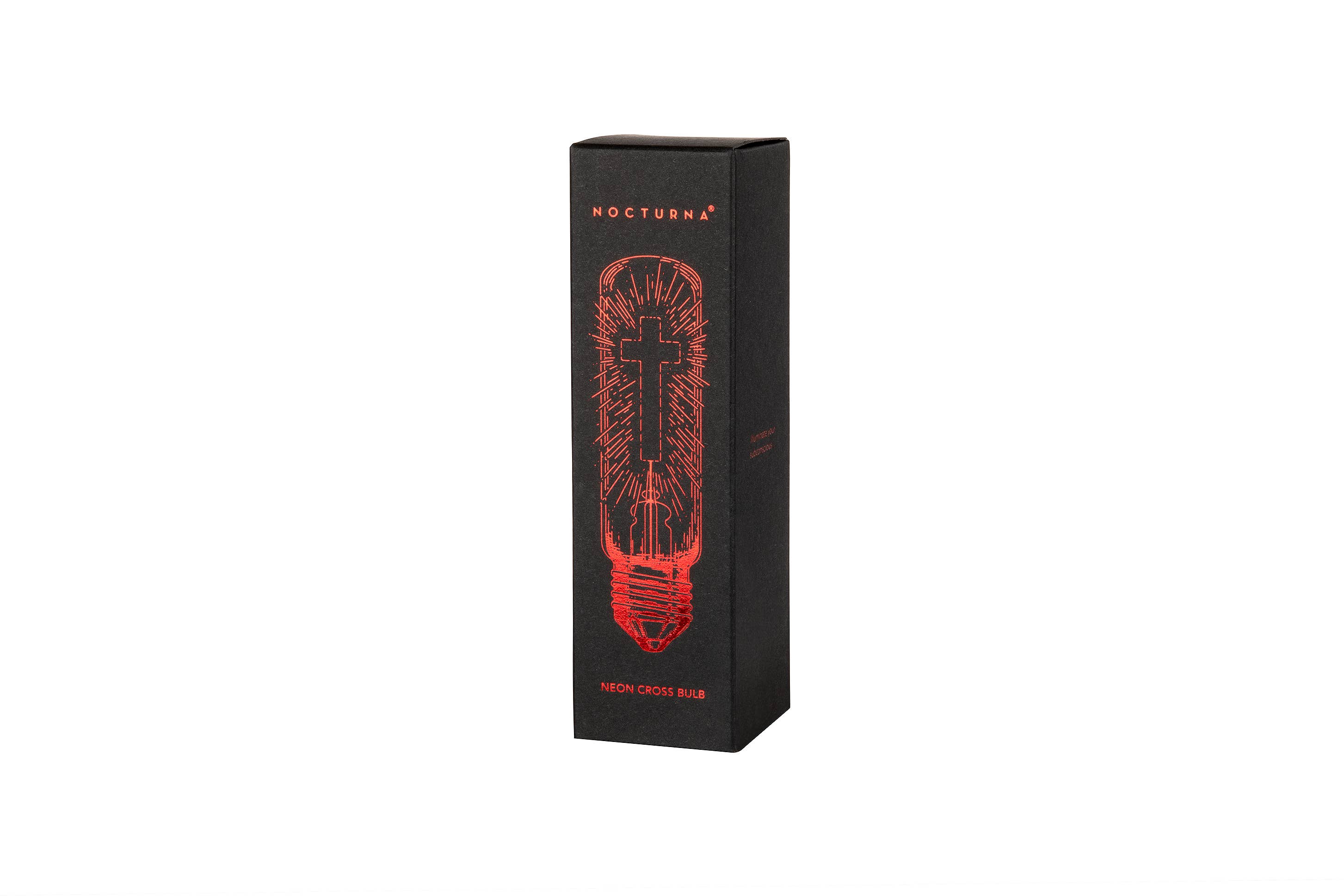 Industrialized Red Crucifix Neon Light Bulbs