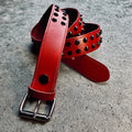 Devilment Cone Studded Leather Belt