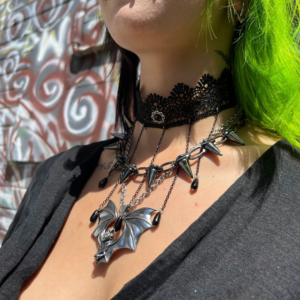 Echolocation Bat's Call Necklace