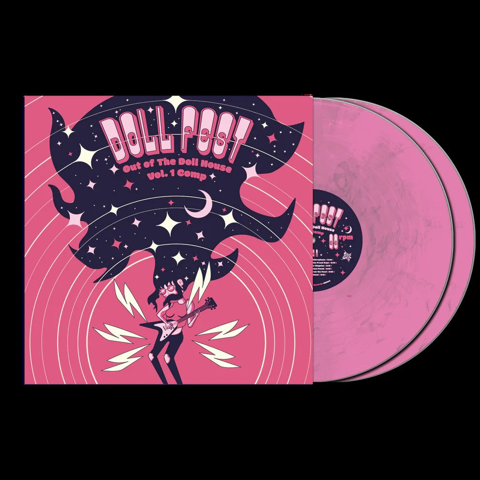 VA Doll Fest: Doll Fest - Out of The Doll House Vol. 1 Comp 2xLP (Pink Marble Vinyl)