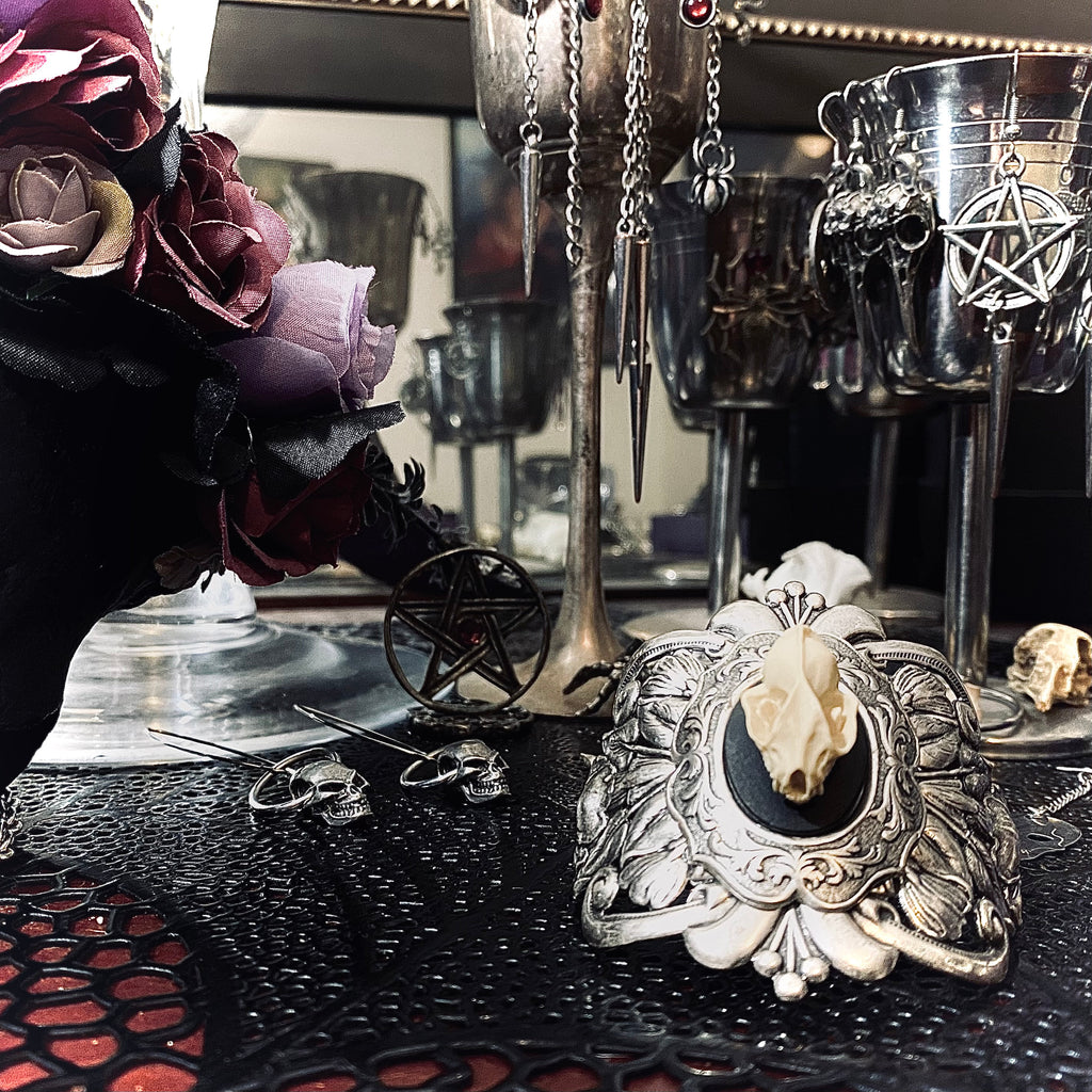 Nightwatcher Filigree Bat Wrist Cuff