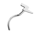 Lightning Bolt Mini Nose Stud
