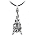 Flaming V Guitar Necklace