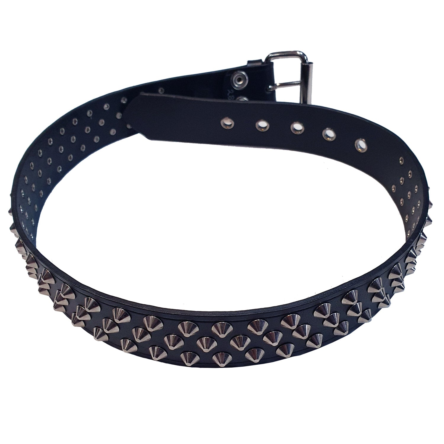 Heavy Duty Leather Studded Belt Australian Made