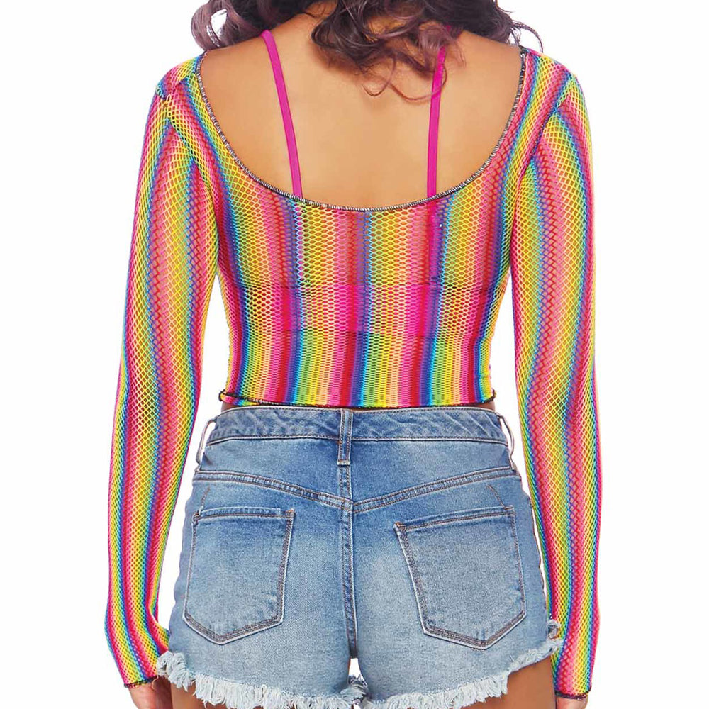 Say it Proud Fishnet Top