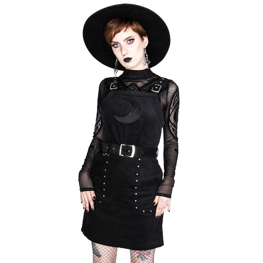 Luna Grunge Suspender Dress
