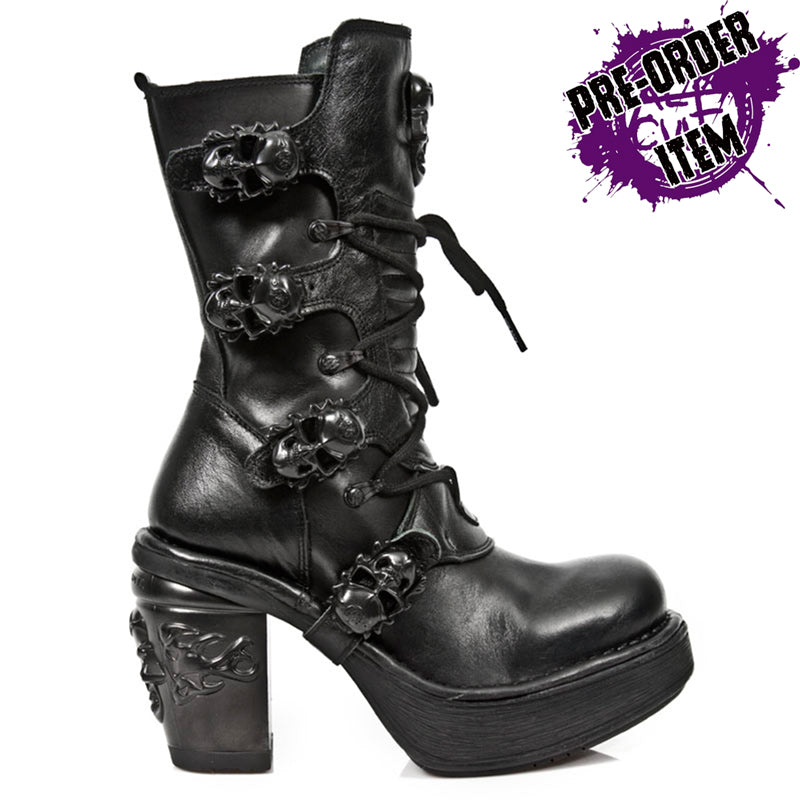 Black Soul Skull Nomada Boots New Rock | PRE-ORDER