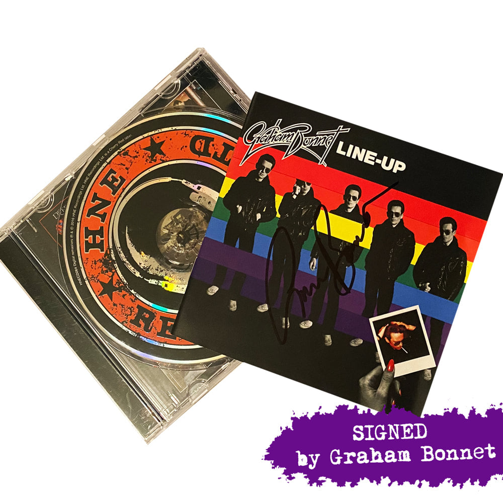 GRAHAM BONNET Line Up Signed CD 1981