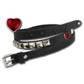 Alchemy Castile Heart-Ache Studded Leather Belt