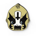 Kewpie Pie Black Metal Enamel Pin