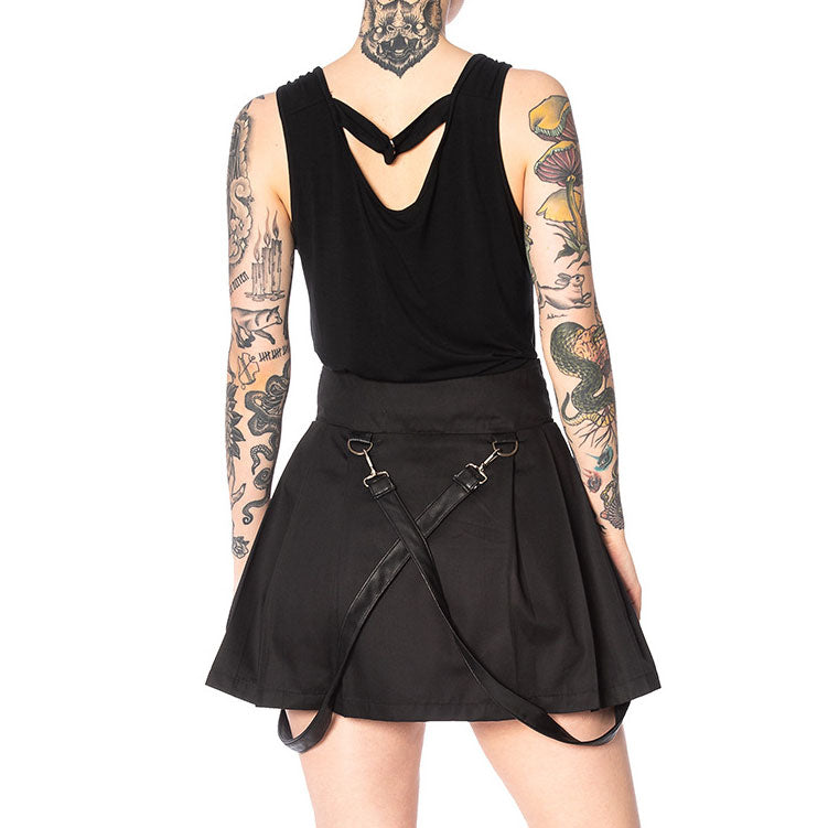 Bound and Strapped Skirt