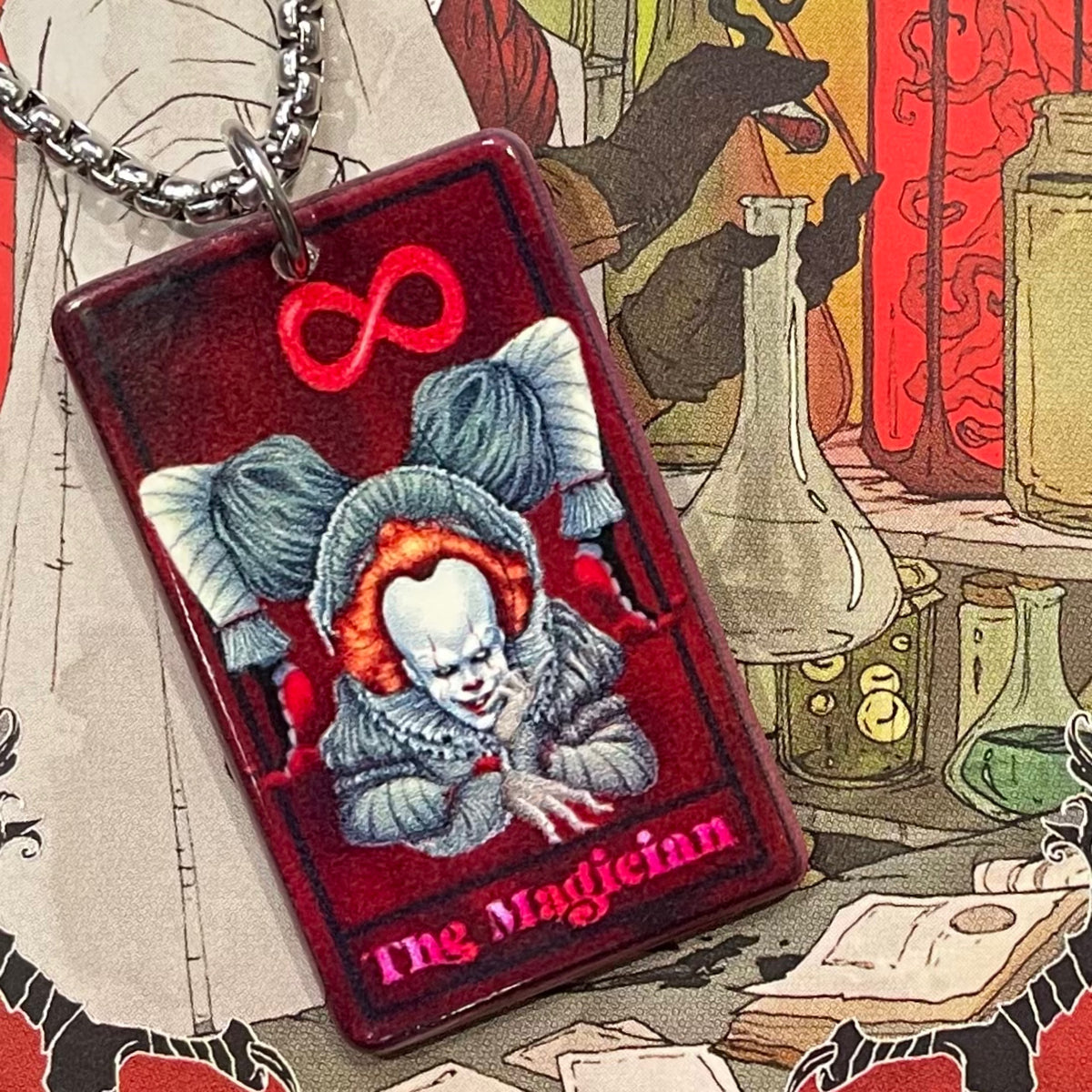 Horror Tarot Magician Necklace