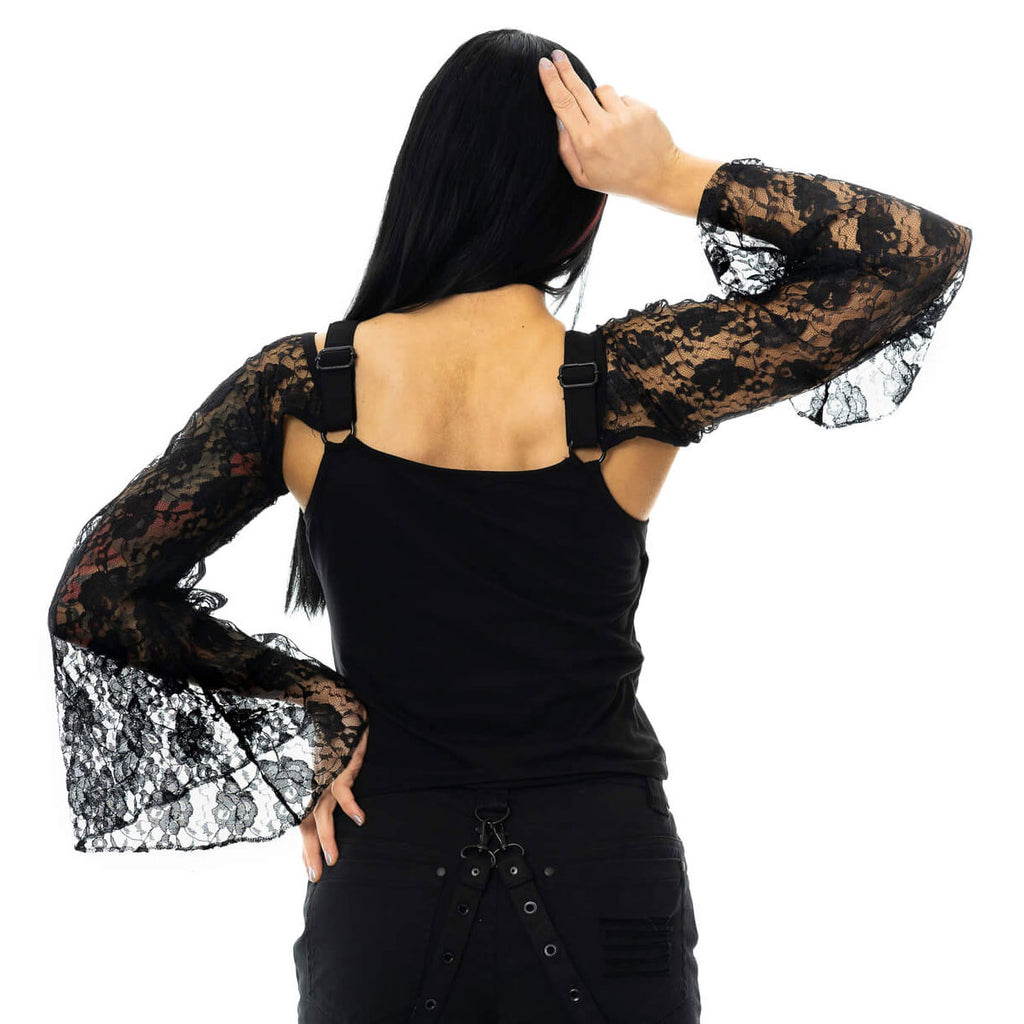 Jacinda Lace Sleeve Top