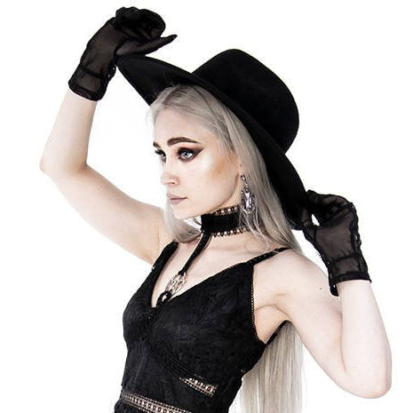 Baroque Gothic Wide Brim Hat