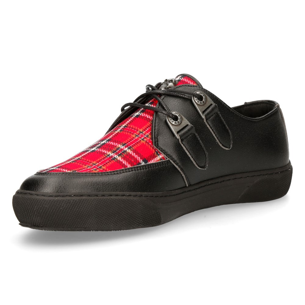 Rebel Tartan Shoes New Rock