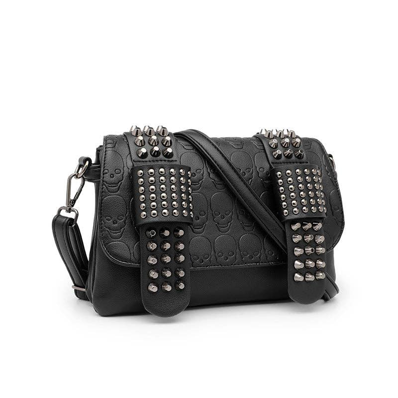 Rivetdead Skull Shoulder Bag