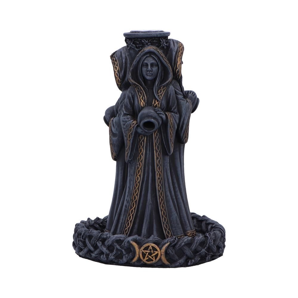 Triple Moon Goddess Back flow Incense Burner