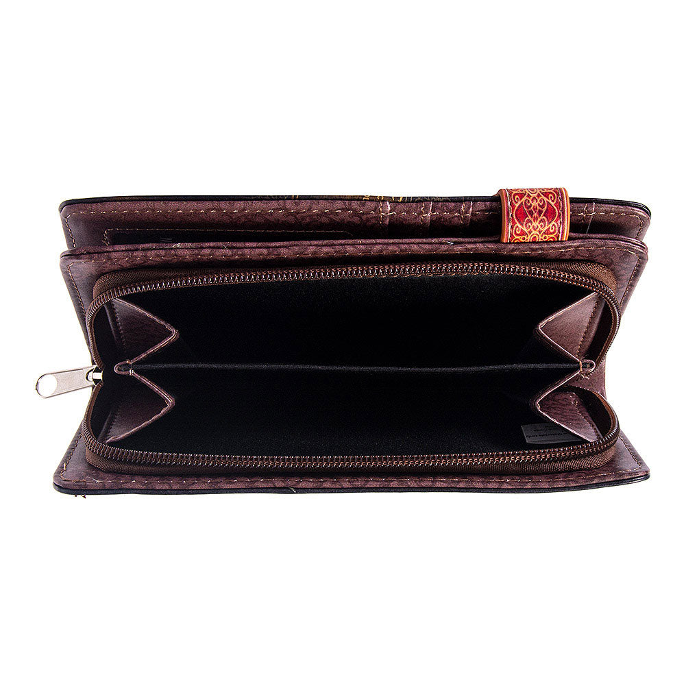 Witching Hour Black Cat Embossed Wallet