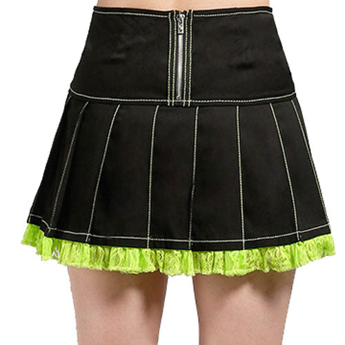 Lolita's Green Fusion Pleated Skirt