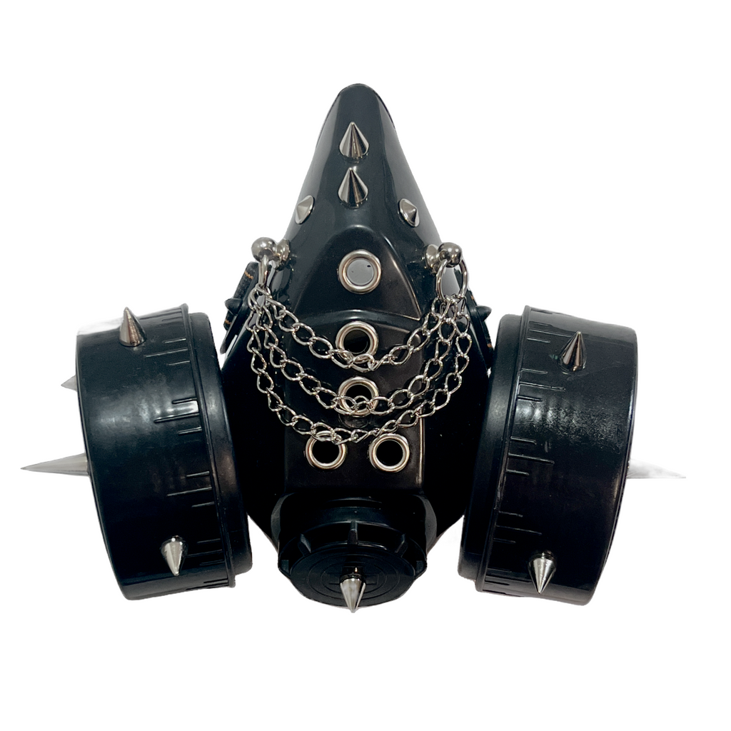 Descending Asteroid Cybergoth Gas Mask