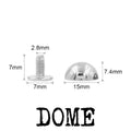 DIY Dome Spikes Screw Stud Collection