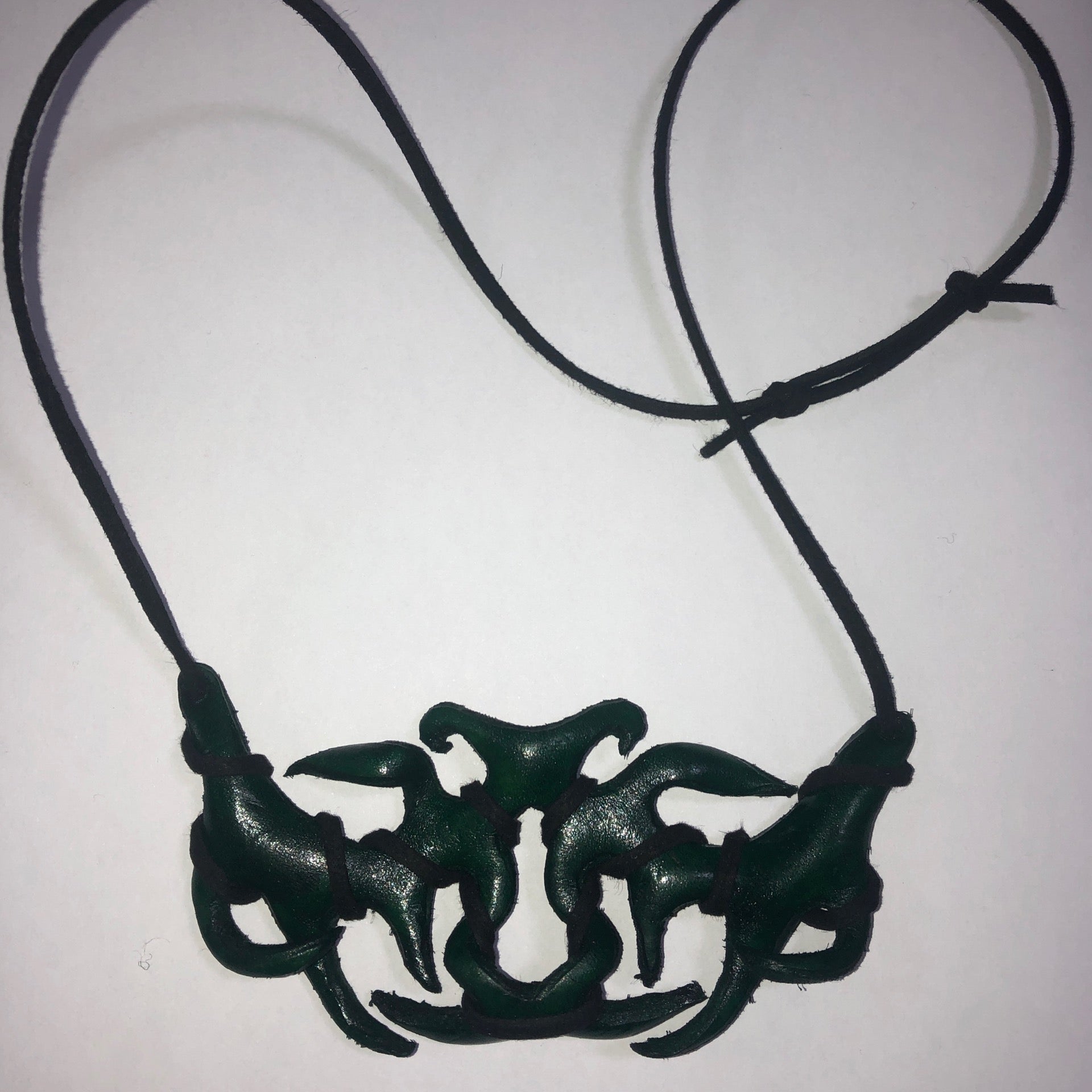 Dianoga Moulded Leather Necklace