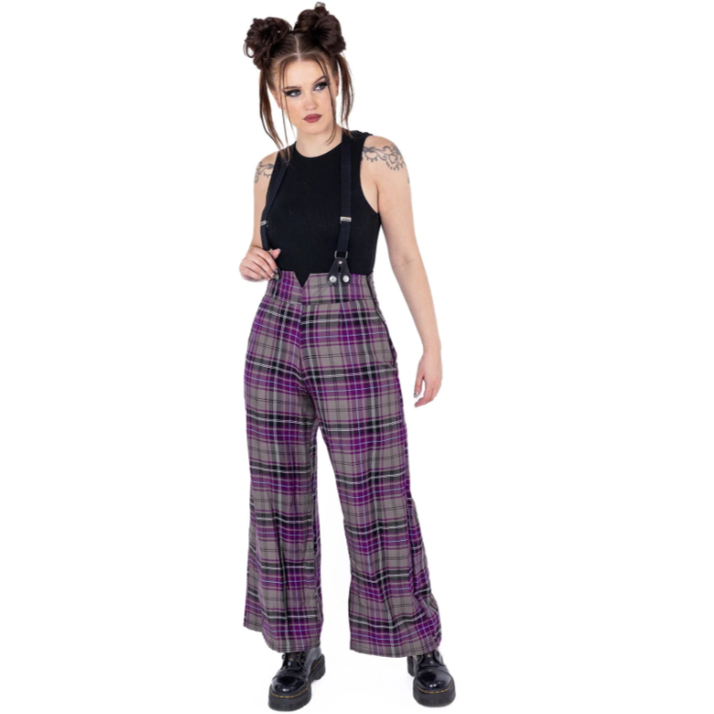 Imelda Purple Grey Pants