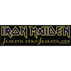 IRON MAIDEN  Seventh Son Logo Strip Patch