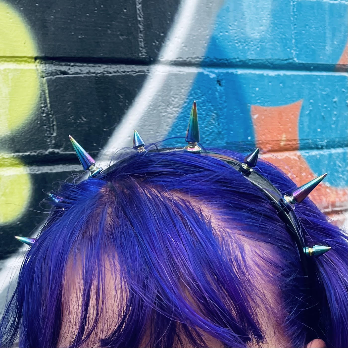 Himalia Rainbow Spike Headband