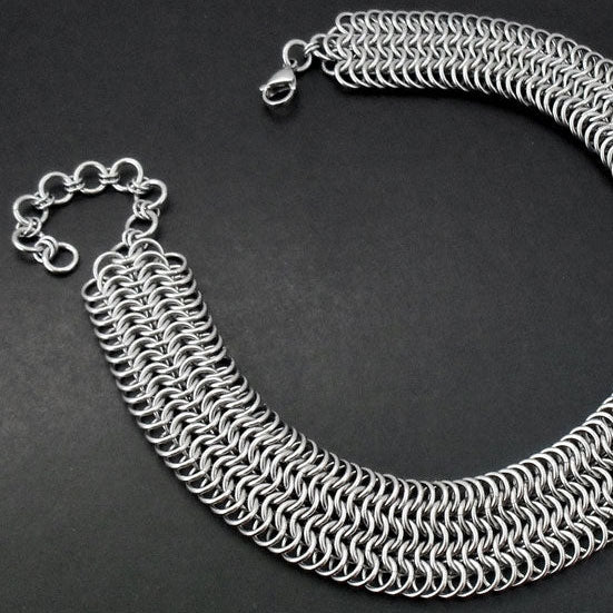 Crux Satanus Chainmaille Collar