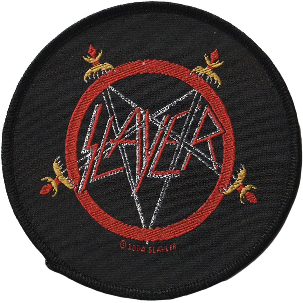 SLAYER Pentagram Round Patch