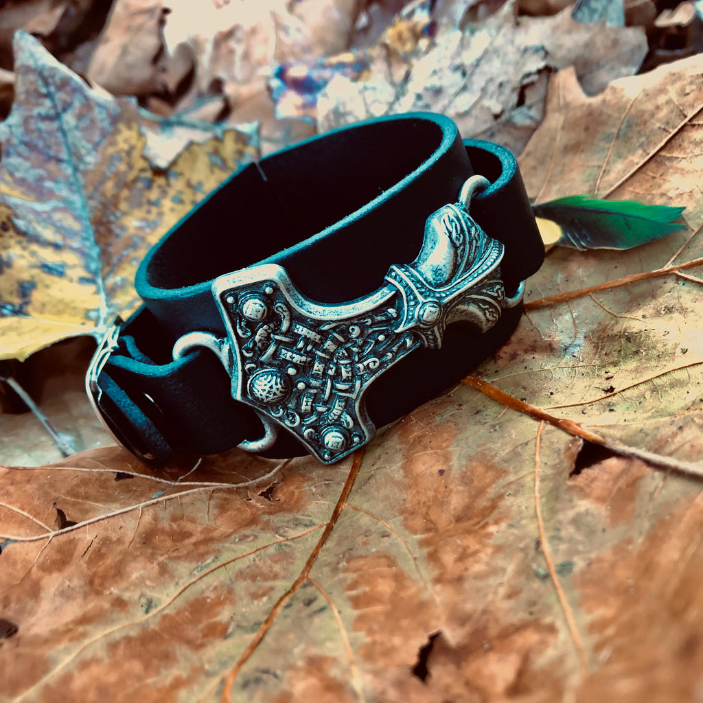 Thunder Hammer Wrist Cuff By Alchemy