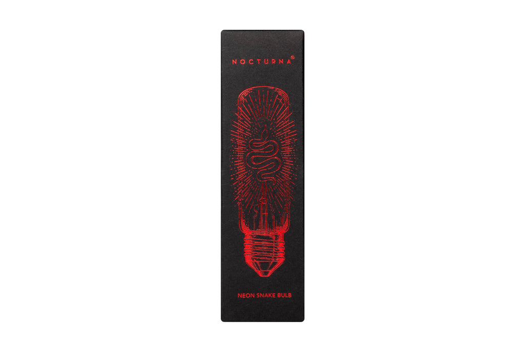 Industrialized Lamp Red Snake Neon Light Bulb