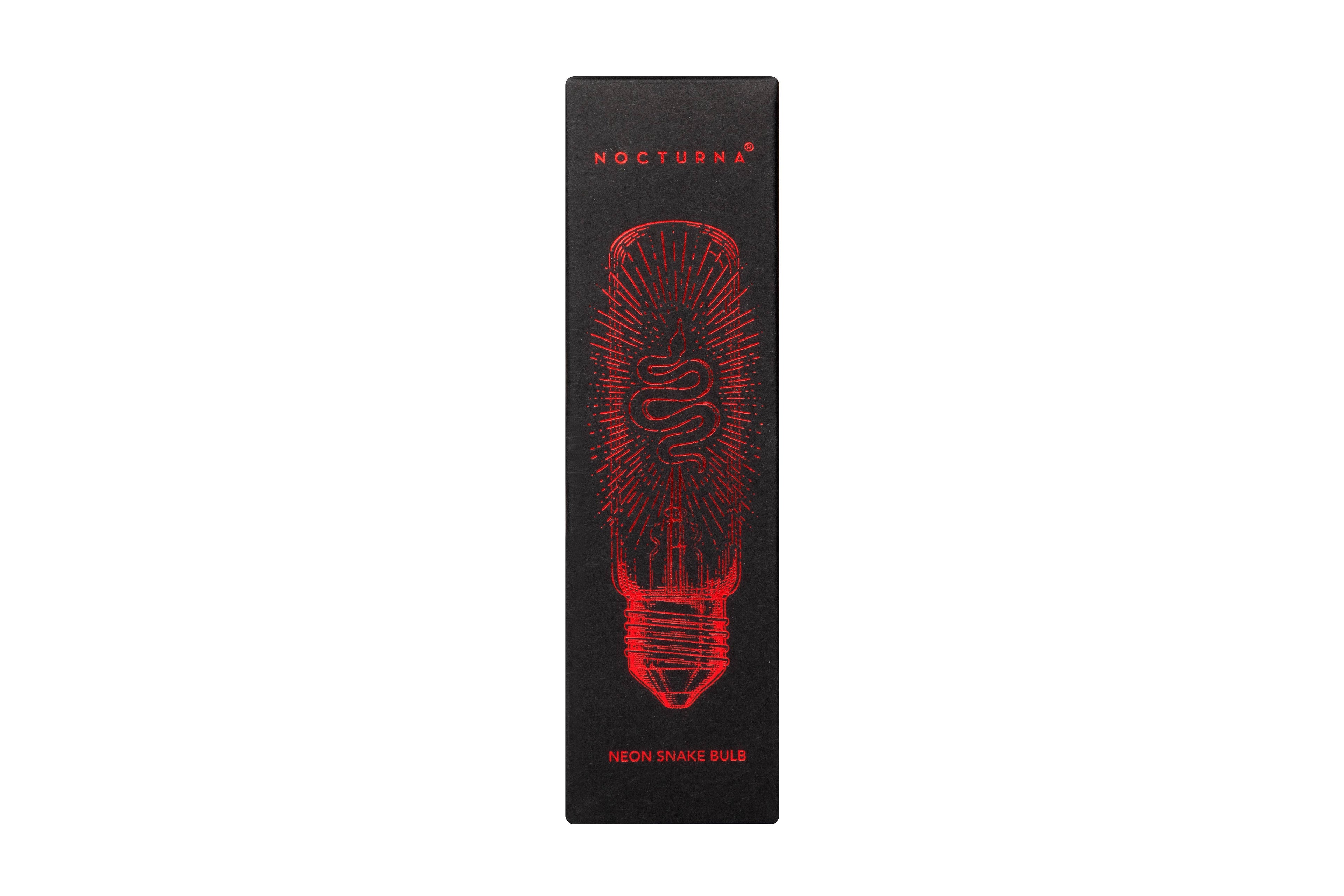 Industrialized Lamp Red Snake Neon Light Bulb