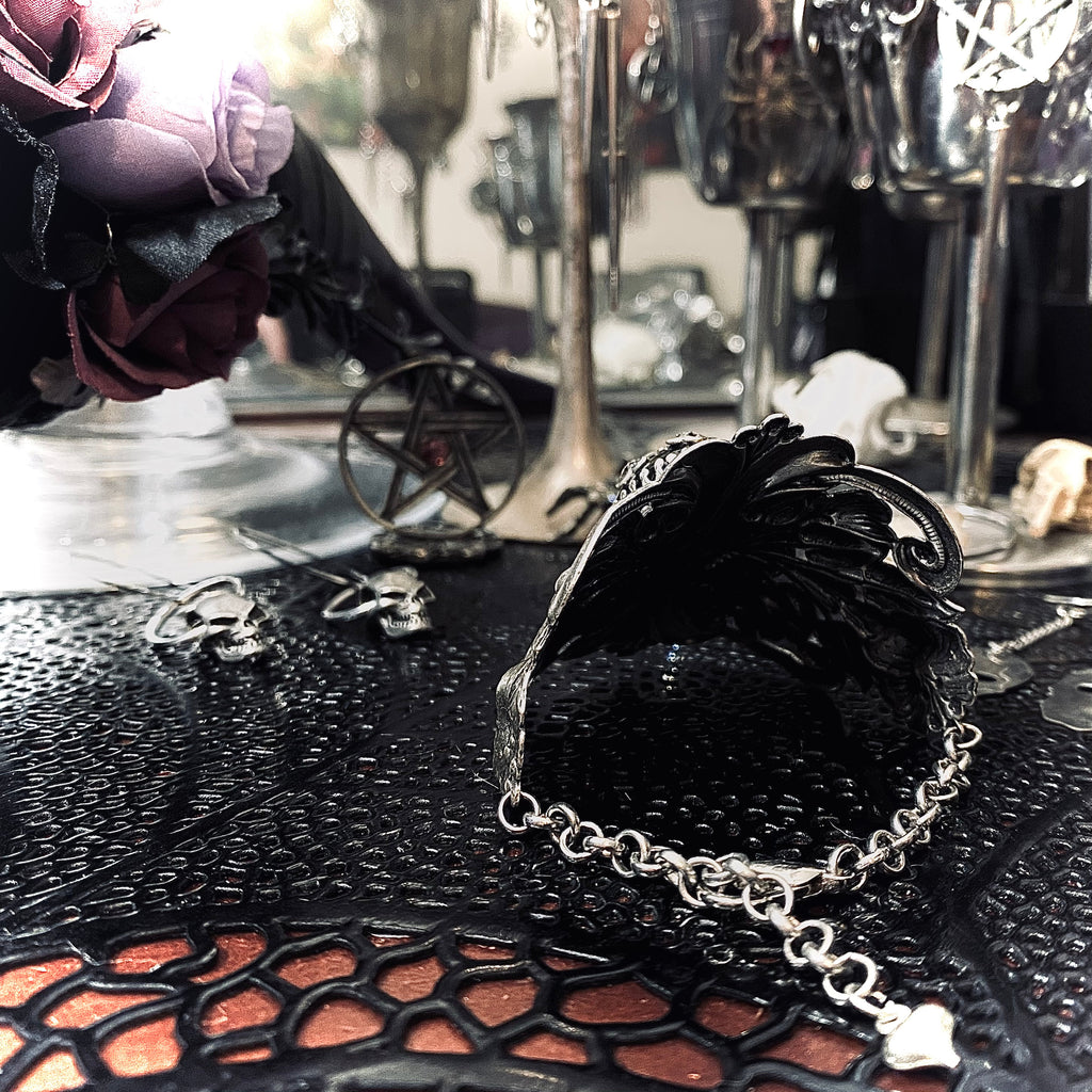 Blaspheme Filigree Wrist Cuff