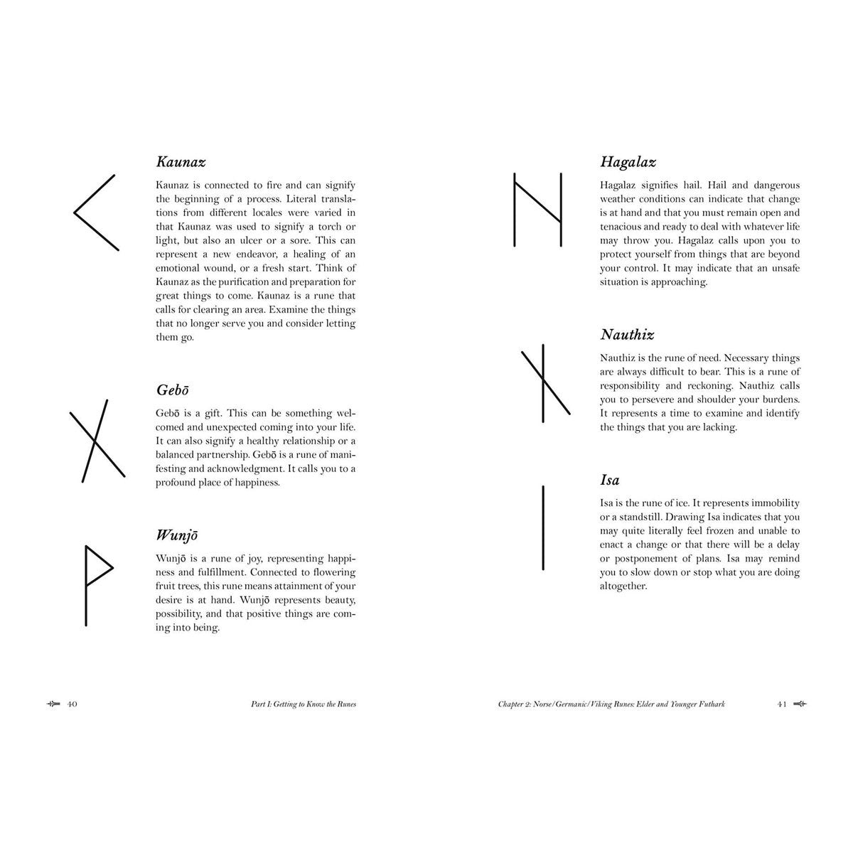 The Modern Witchcraft Guide to Runes Hard Cover Book