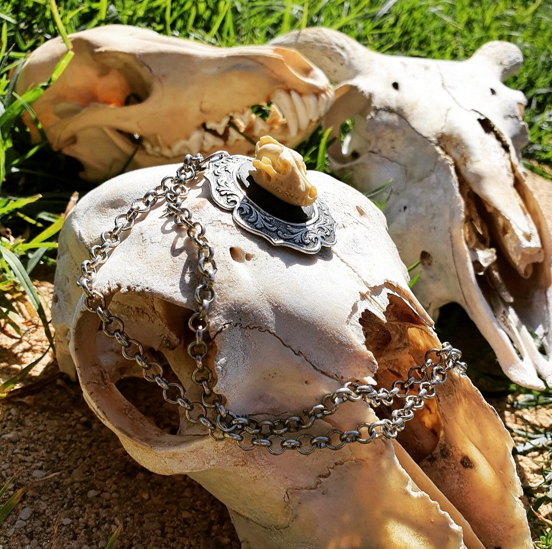 Nocturnes Dreamer Wolf Necklace