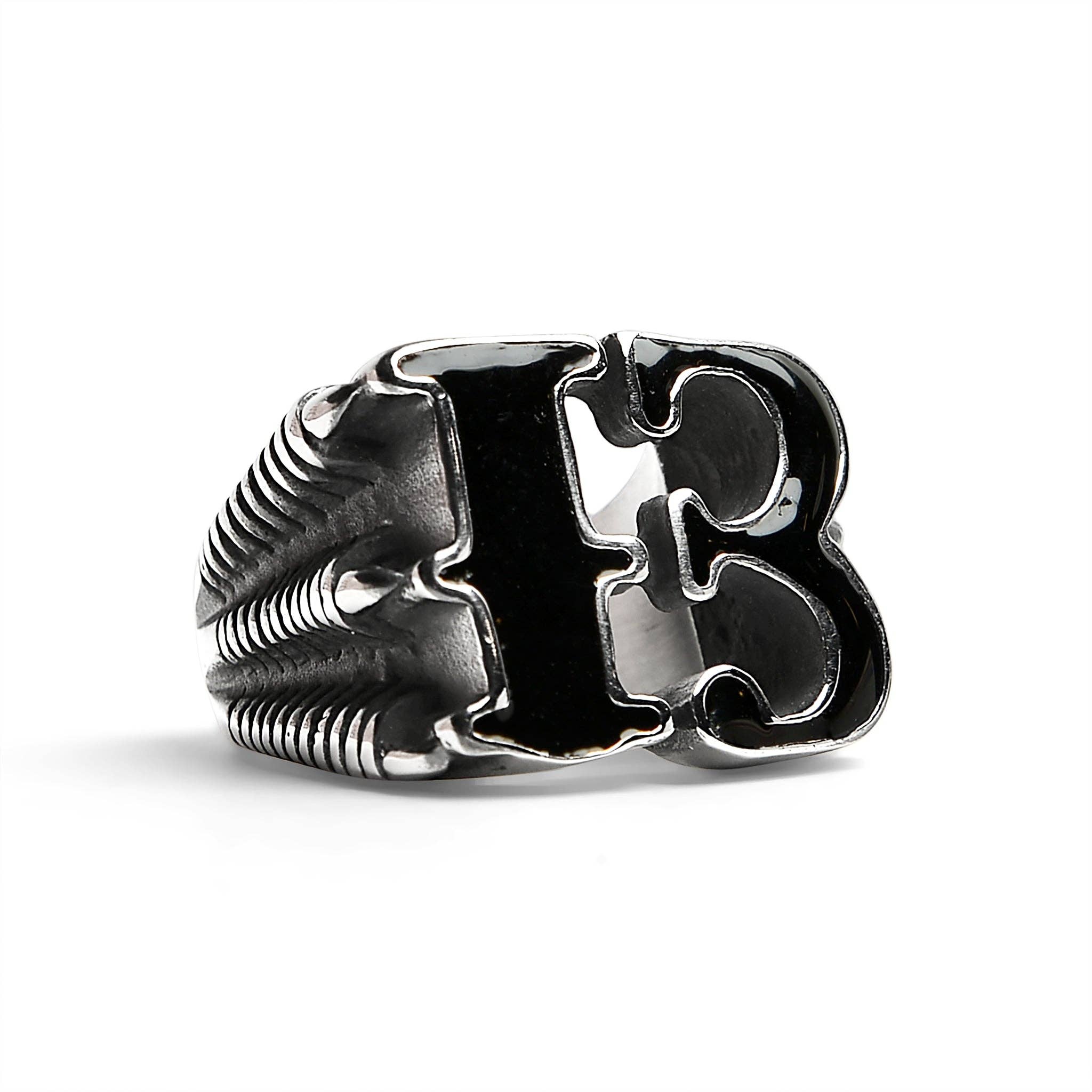 Lucky "13" Dragon Claw Signet Ring