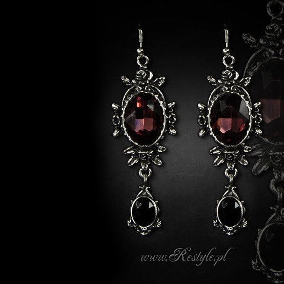 Wild Rose Evening Earrings