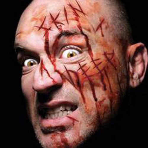 Trauma - Carving Board Horror Faux Tattoo