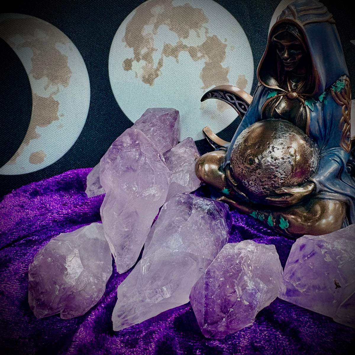 Amethyst Points Single Crystal