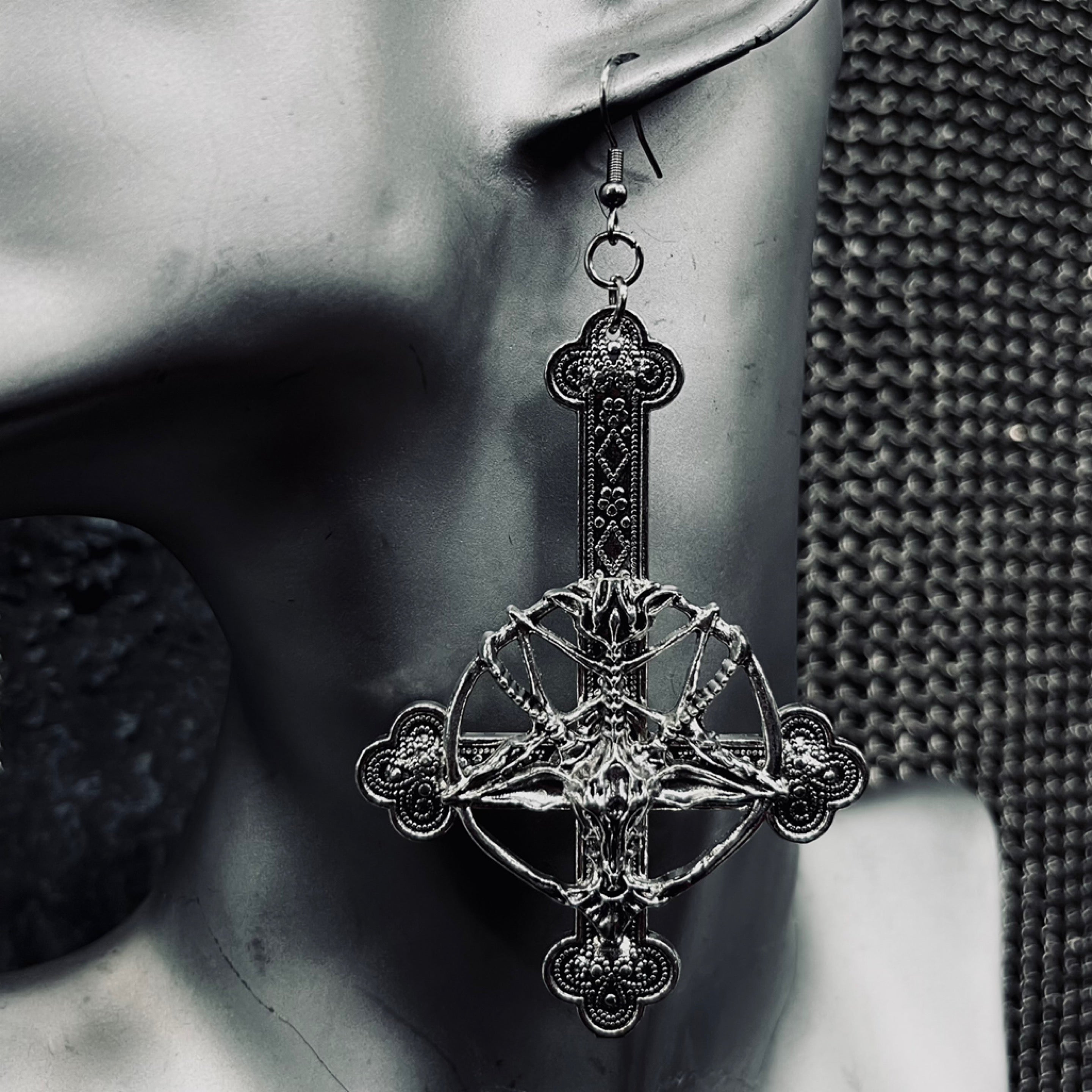 Equilibrium Reign Baphomet Earrings