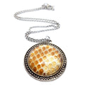 Slithers Eye (Real) Snakeskin Pendant Necklace