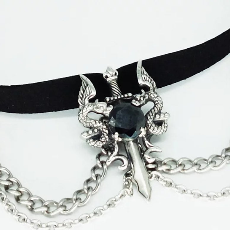 Dragon Royale Vegan Leather Choker