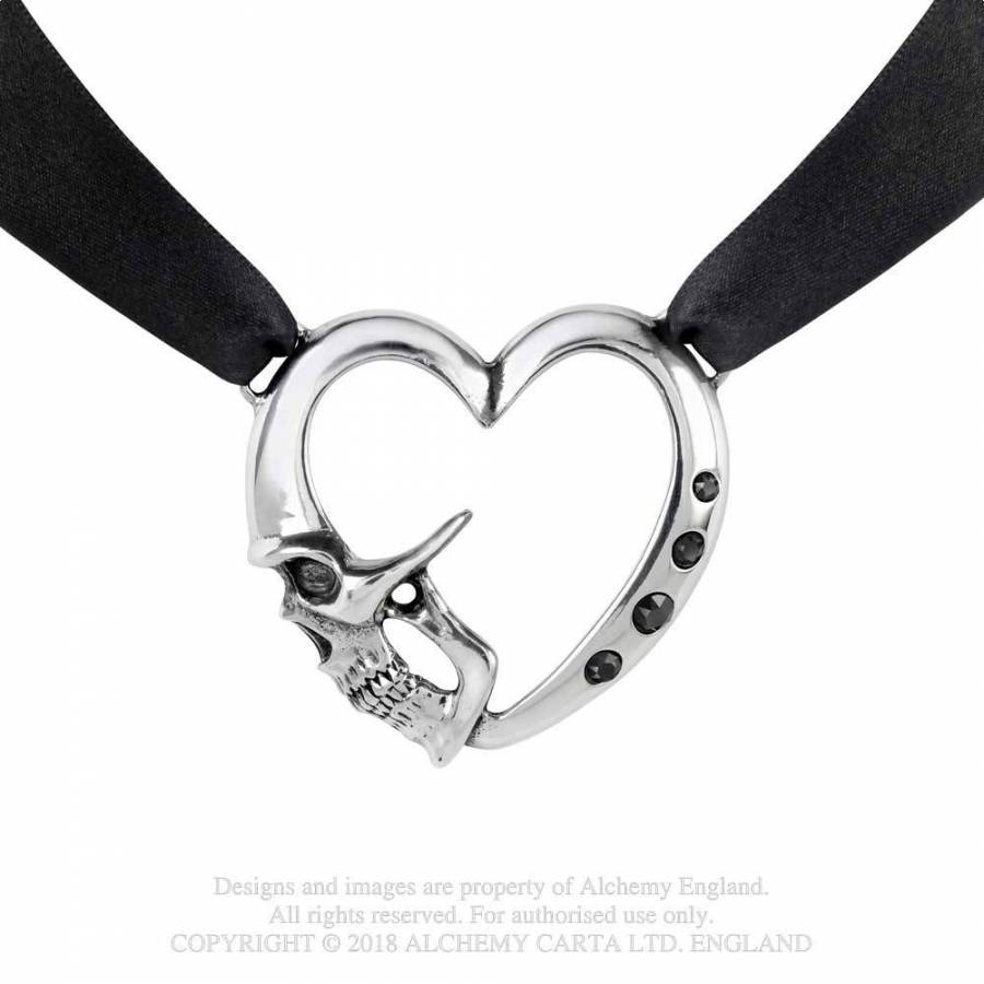 Etendu Mort Da Coeur Choker