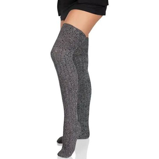Grey Vibes OTK Socks