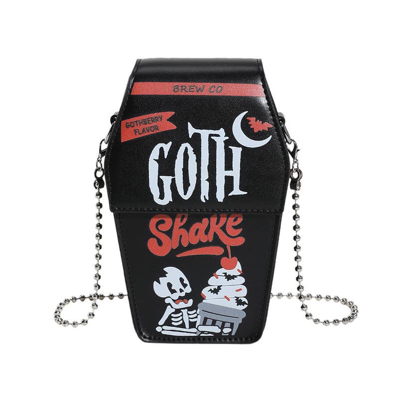 Goth Shake Coffin Crossbody Bag