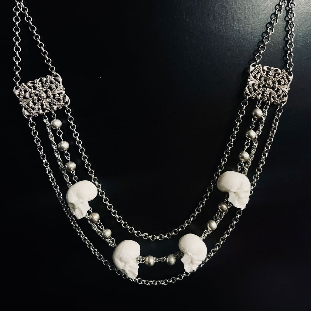Headhunter Buffalo Bone Necklace