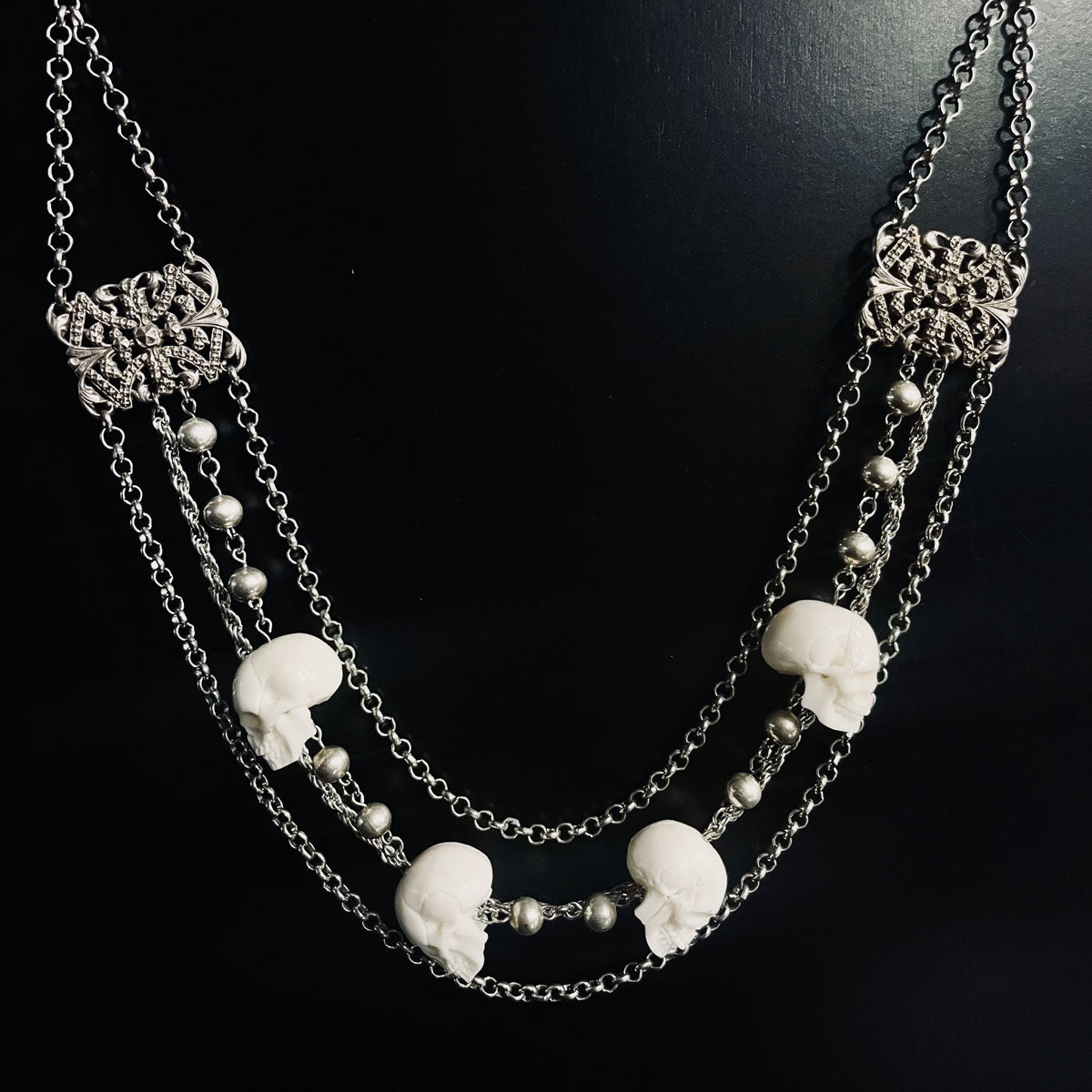 Headhunter Buffalo Bone Necklace