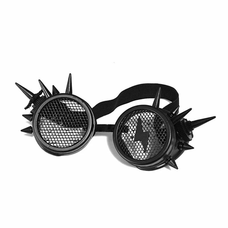 Industrial Mesh Spike Goggles